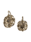Boucles d'oreilles Boucles d’oreilles dormeuses anciennes en or jaune 18 ct et demi-perles 58 Facettes Bo_01