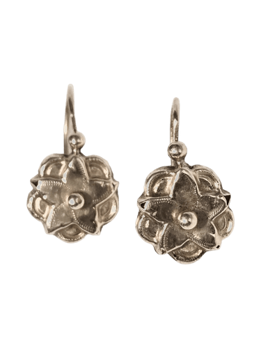 Boucles d'oreilles Boucles d’oreilles dormeuses anciennes en or jaune 58 Facettes Bo_02