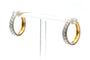 Boucles d'oreilles Boucles d'oreilles en or jaune et blanc 18 carats et diamants 58 Facettes 23404
