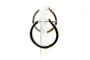 Boucles d'oreilles Boucles d'oreilles en or jaune et blanc 18 carats et diamants 58 Facettes 23404