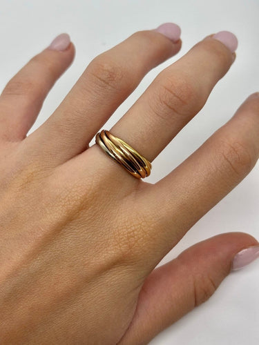 Bague 52 Cartier Trinity Semainier - Bague en or 18K 58 Facettes 2032