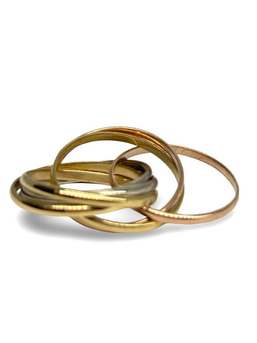 Bague 52 Cartier Trinity Semainier - Bague en or 18K 58 Facettes 2032