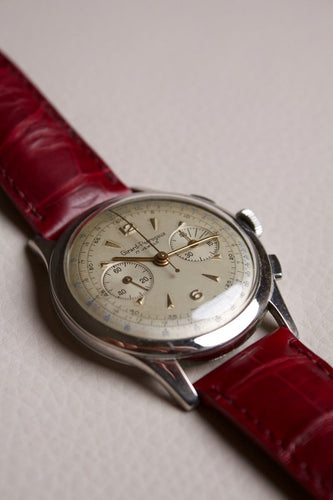 Montre Girard-Perregaux - Montre chronographe réf. 22209 en acier 58 Facettes MONTRE-004