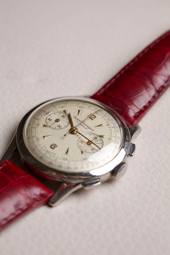 Montre Girard-Perregaux - Montre chronographe réf. 22209 en acier 58 Facettes MONTRE-004