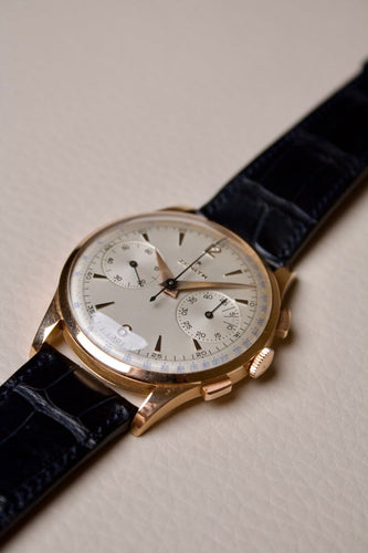Montre Zenith Stellina - Montre chronographe 37 mm en or rose 18 ct 58 Facettes MONTRE-005