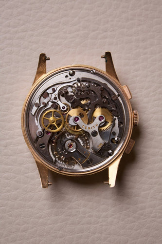 Montre Zenith Stellina - Montre chronographe 37 mm en or rose 18 ct 58 Facettes MONTRE-005