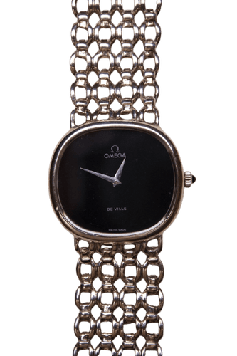 Montre Omega Jeux d’Argent - Montre-bijou en argent et onyx 58 Facettes MONTRE-006