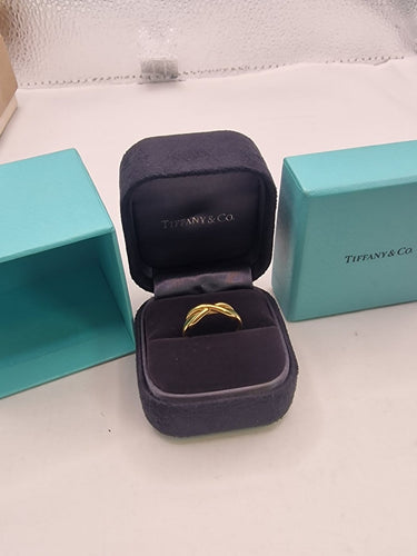 Bague 59 Tiffany & Co Infinite - Bague en or jaune 18 ct 58 Facettes CV-074