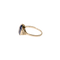 <div data-glossary-id="2004306">Art Déco</div> - Anillo de oro blanco, zafiro sintético y diamantes 