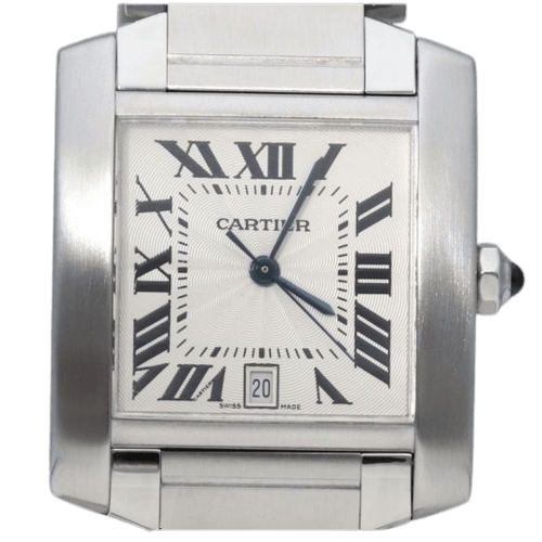 Montre Cartier Tank Française - Montre en acier 58 Facettes MT45217