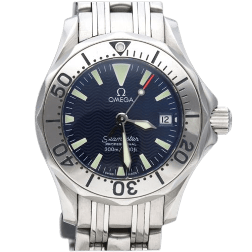 Omega Seamaster 300M - Stalen horloge met blauwe wijzerplaat 