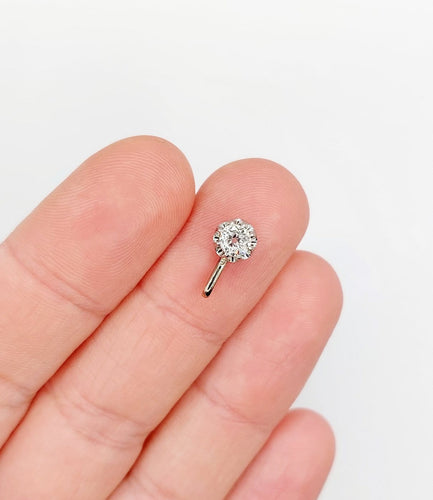 Pendentif Pendentif antique en or 18k, platine et diamant 58 Facettes A07435