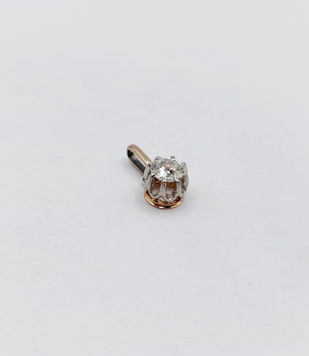 Pendentif Pendentif antique en or 18k, platine et diamant 58 Facettes A07435