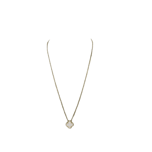Van Cleef &amp; Arpels Vintage Alhambra - Náhrdelník ze žlutého zlata a perleti 