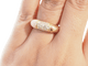 Bague 54 Van Cleef & Arpels Philippine - Bague en or jaune, diamants et corail 58 Facettes 33591