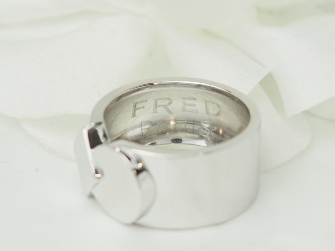 Bague 58 Fred Fredkiss - Bague en or blanc 58 Facettes 33570