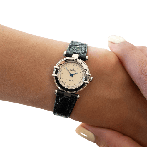 Montre Omega Constellation - Montre 24 mm en acier cadran ivoire 58 Facettes 541