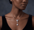 Collier Van Cleef & Arpels - Collier Négligée Art déco en platine, diamants et onyx 58 Facettes D17