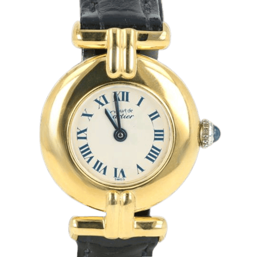 Cartier Must - 镀金Tank鎏金腕表 