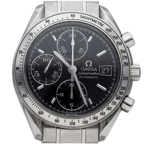 Montre Omega Speedmaster - Montre chronographe Date en acier 58 Facettes MT47085