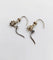 Boucles d'oreilles Boucles d'oreilles dormeuses antiques en or blanc et diamants 58 Facettes A07375