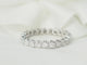 Bague 58 Alliance américaine - Bague en or blanc et diamants 0,58 ct 58 Facettes 33536