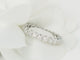 Bague 58 Alliance américaine - Bague en or blanc et diamants 0,58 ct 58 Facettes 33536