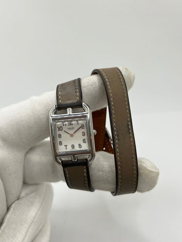 Montre Hermès Cape Cod - Montre en acier 58 Facettes 2089