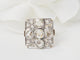 Bague 50 Bague ancienne - Bague en or jaune, platine et diamants 58 Facettes 33539