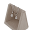 Boucles d'oreilles Boucles d'oreilles en or blanc et diamants 58 Facettes 2090701