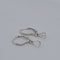 Boucles d'oreilles Boucles d'oreilles en or blanc et diamants 58 Facettes 2090701