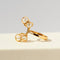 Bague 64 Bague vintage en or jaune 585 et perles d’eau salée 58 Facettes HJ250262