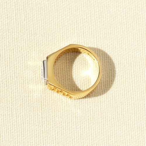 Bague 56 Bague solitaire en or jaune 585 et diamant 0,49 ct 58 Facettes HJ250264