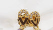 Boucles d'oreilles Boucles d’oreilles pendantes en or jaune, améthystes briolettes et diamants 58 Facettes 30346