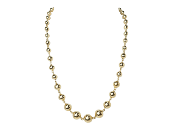 Collier Collier marseillais - Collier boules en chute en or jaune 58 Facettes 33480