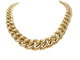 Collier Collier ras de cou gourmette en or jaune 18 carats 58 Facettes 28886