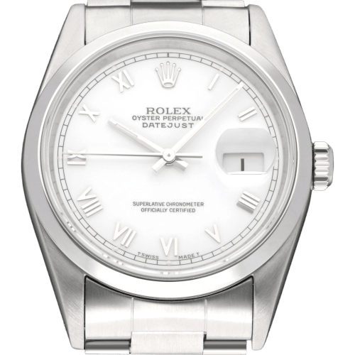 Montre Rolex - Montre Datejust 16200 en acier 58 Facettes ROL/DJ1/1487