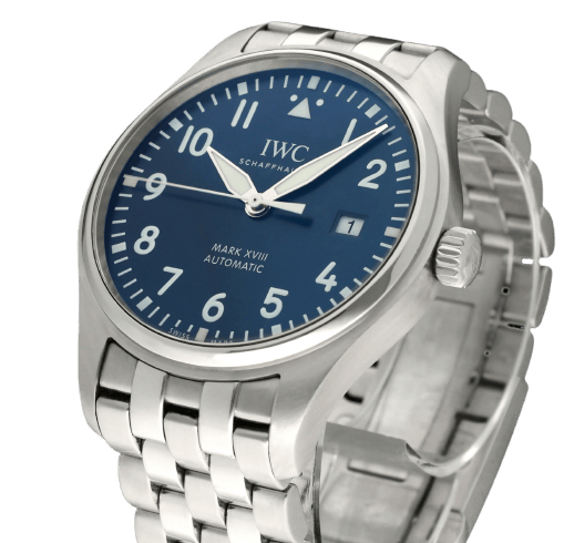 Montre IWC - Montre Pilot Mark XVIII IW327016 en acier 58 Facettes IWC/PLT/007
