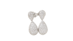 Boucles d'oreilles Boucles d'oreilles pendantes en or blanc et diamants 58 Facettes 32102
