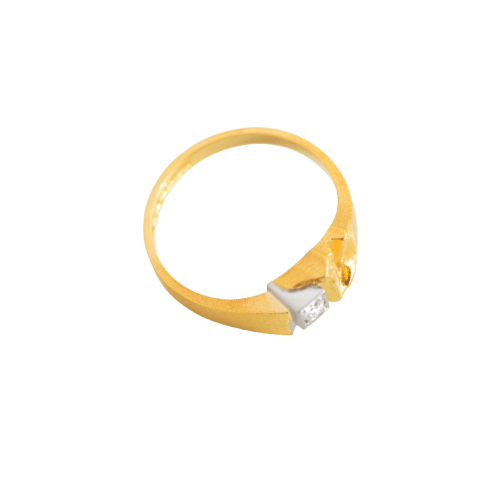 Bague 55 Lapponia Amalthea - Bague en or jaune 18 carats et diamant 58 Facettes HJ062608