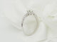 Bague 53 Bague solitaire en or blanc et diamants 58 Facettes 30920