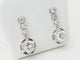 Boucles d'oreilles Dormeuses anciennes - Boucles d'oreilles en or blanc et diamants 58 Facettes 32108