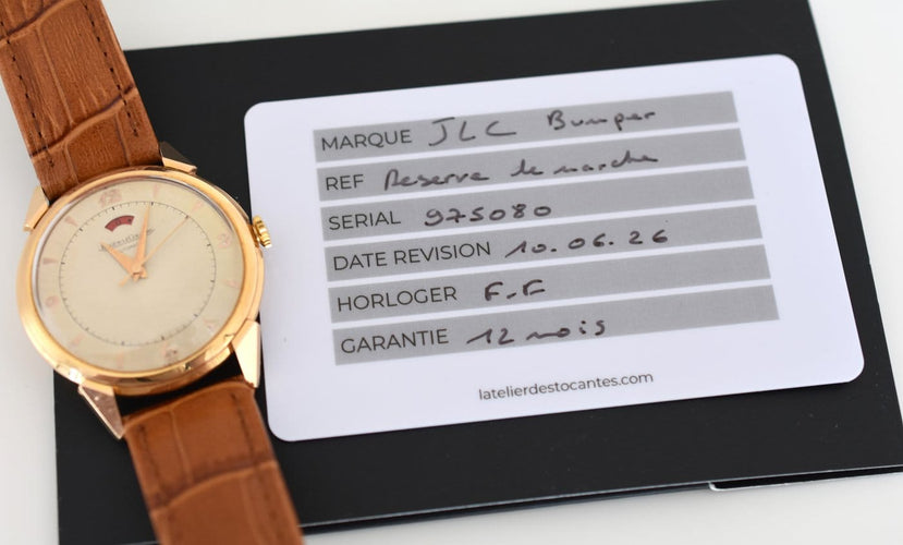 Montre Jaeger-LeCoultre Power Reserve 40h - Montre en or rose 18 carats 58 Facettes JLC-1000