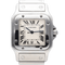 Montre Cartier Santos Galbée - Montre en acier 58 Facettes MT47317