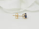 Boucles d'oreilles Puces d'oreilles en or jaune et saphirs 58 Facettes BOSaph