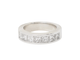 Bague 53 Demi-alliance en or blanc 18 kt, diamants taille princesse 1,50 ct 58 Facettes 33243