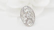 Bague 55 Art Déco - Bague en or blanc et platine avec diamants 58 Facettes 32792