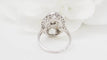 Bague 55 Art Déco - Bague en or blanc et platine avec diamants 58 Facettes 32792