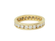 Bague 53.5 Alliance tour complet en or jaune et diamants 1,32 ct 58 Facettes 33441