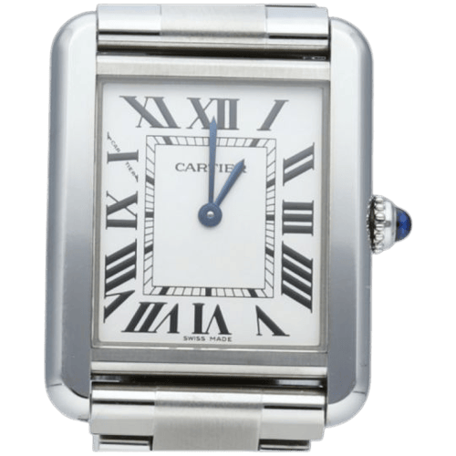 Montre Cartier Tank Solo - Montre en acier 58 Facettes MT47182